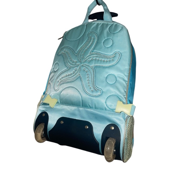 NWT Rare Rolling Backpack The Little Mermaid from the Disney Store - Picture 8 of 8